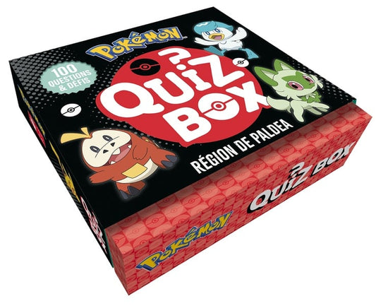 Jeu de société Pokémon - Quiz box : Région de Paldea