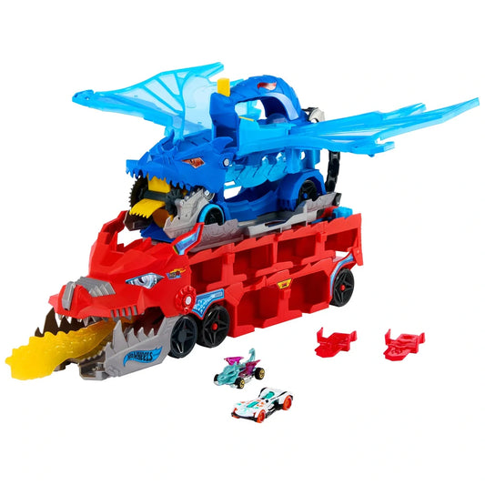 Hot Wheels - Transporteur Ultime Double Dragons