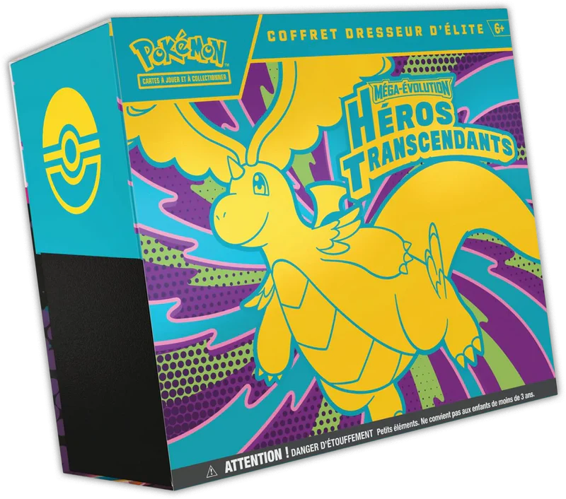 Jeu de cartes Pokémon - Héro Transcendant Elite Trainer Box ME02.5 [SCELLÉ FR]